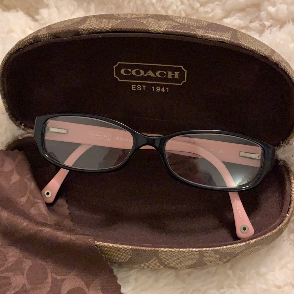 Coach “Emily” Glasses w Brown Eyeglass Case